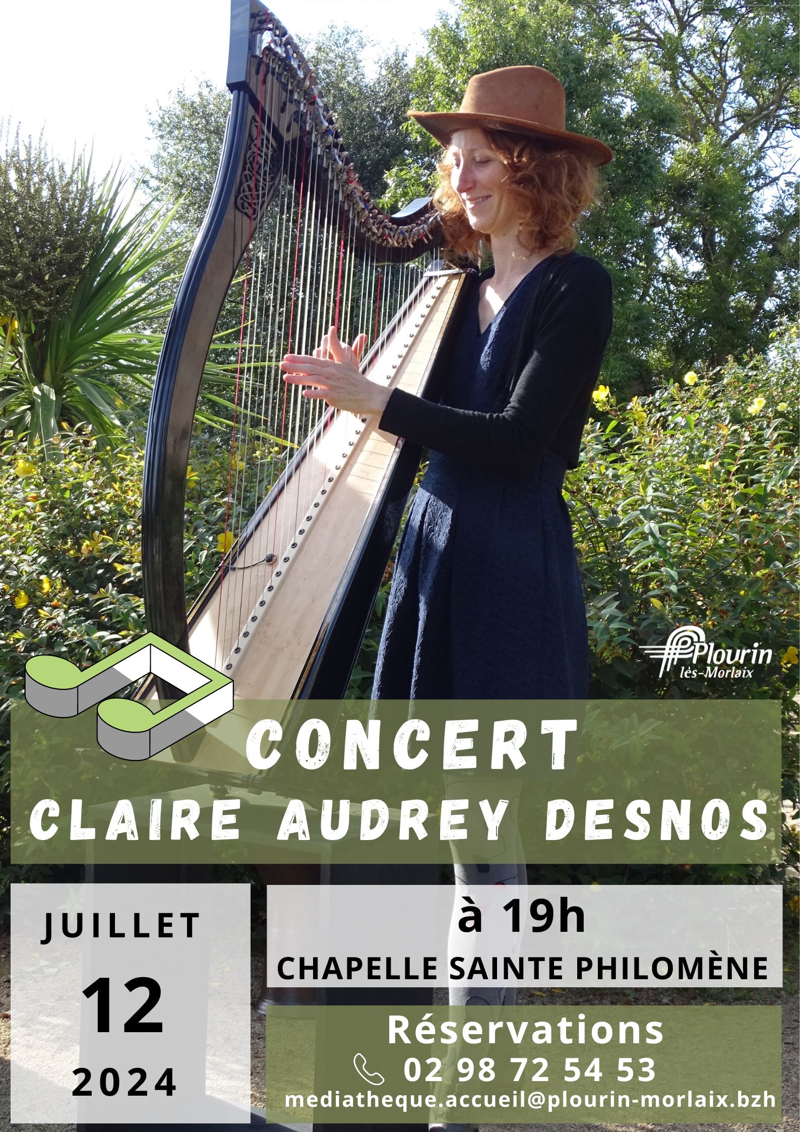 Concert de Claire Audrey Denos, le 12 Juillet 2024