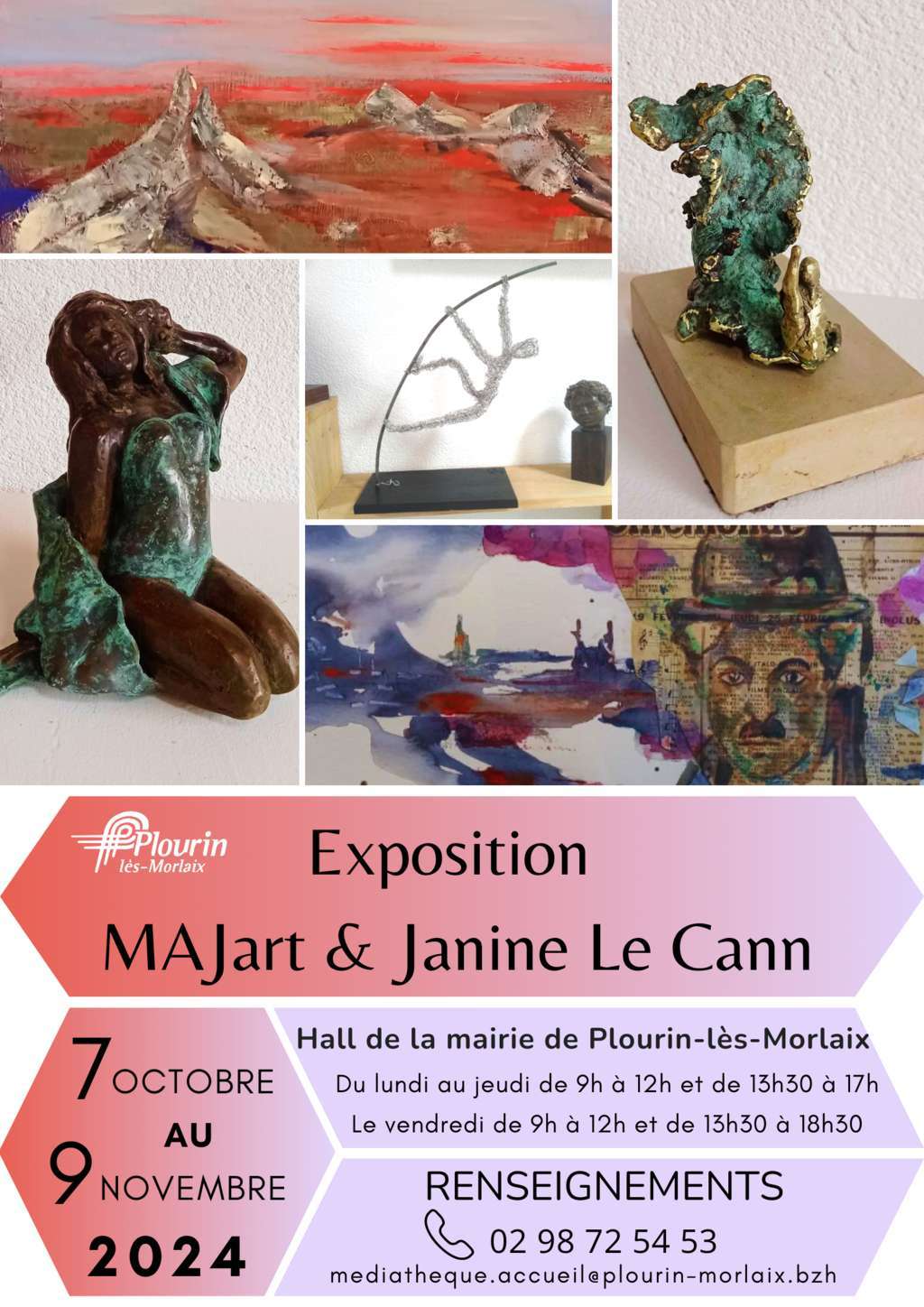 Exposition de MaJart et Janine Le Cann