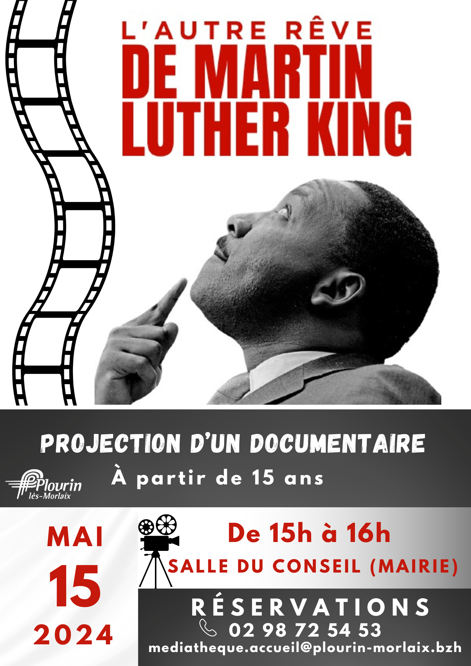 Projection d'un film sur Martin Luther King 