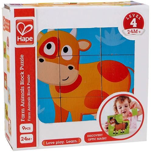 Puzzle cube les animaux de la ferme